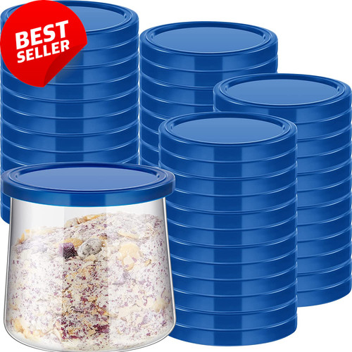 48pcs yogurt jar lids - yogurt,