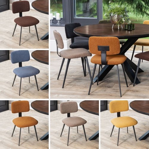 Boucle dining chair - dining,