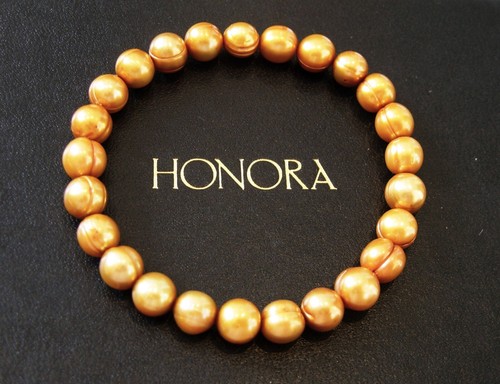 Honora glossy gold cultured - *glossy*,