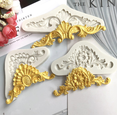 Diy relief baroque silicone - baroque,