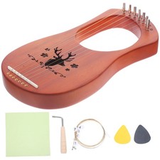 1 Set Wooden Harp Retro Style