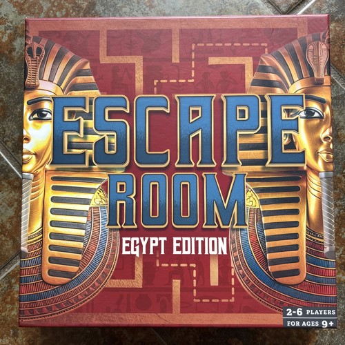 Escape room board game - escape, egypt