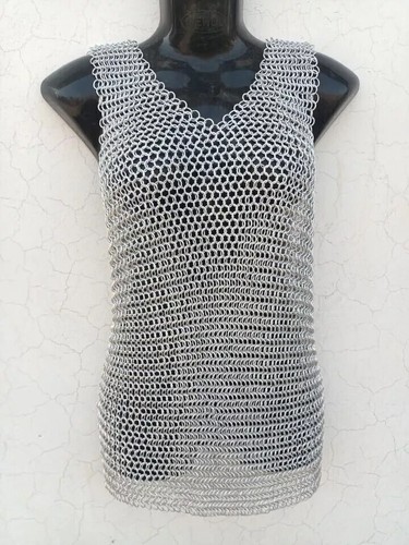 Medieval chainmail sleeveless - medieval,