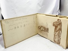 ANTIQUE 1910 TRAVEL SKETCHBOOK