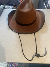 2 X Fancy Dress Hats Cowboy/cowgirl