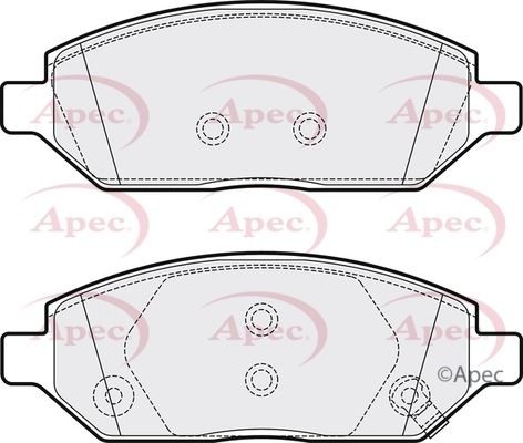 Front axle brake - pads, set