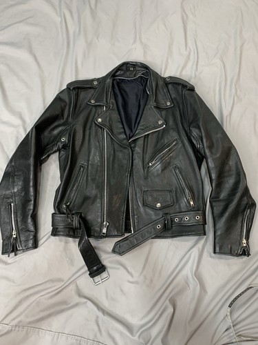 90s punk metal black leather - metal,