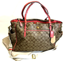 COACH Peyton Pink/Brown Logo