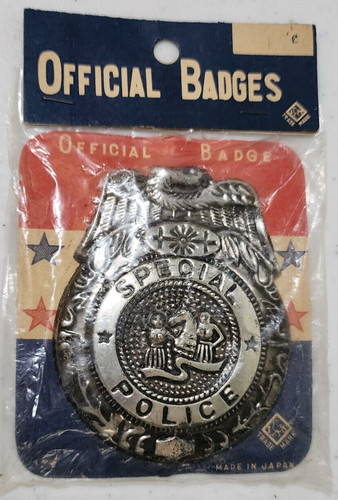 Vintage tin special police - vintage,