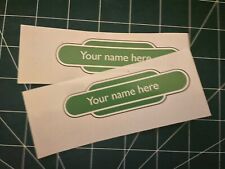 2 xCustom Train Railway