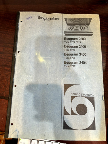 Bang olufsen beogram - beogram, 2200