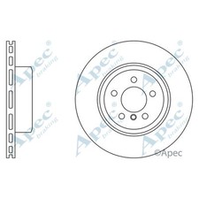 2x Brake Discs Vented For BMW