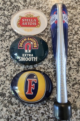 Beer pump badges stella - badges.,