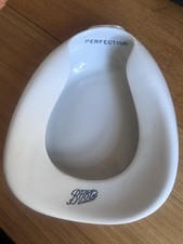 Vintage Slipper Bed Pan from Boots. Ceramic Victorian style.