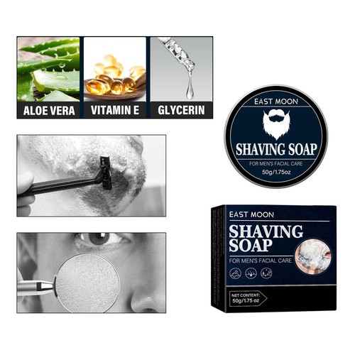 Shaving soap 50g 75oz facial - 1.75oz,