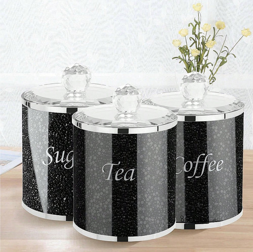 3pcs black sugar - black,