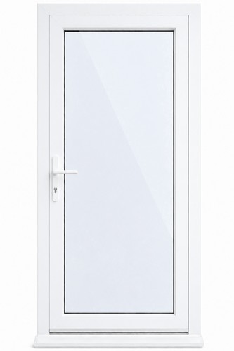 Upvc single door full glass - upvc,