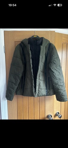Jack wills khaki puffer coat - puffer,