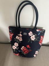 JOULES Ladies Navy  Floral  Shopper Tote /Beach Bag Handbag