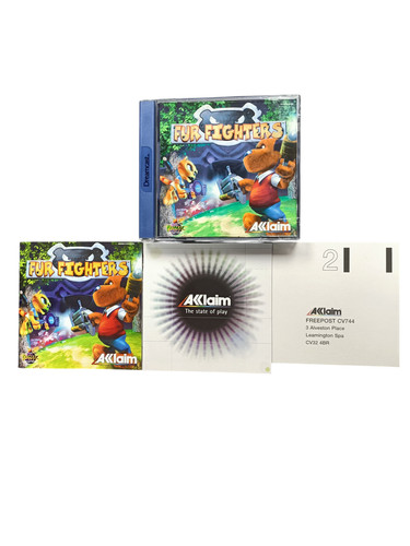 Fur fighters dreamcast game - fur,