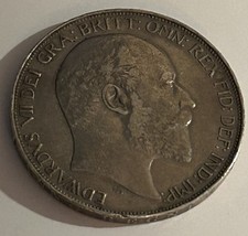 1902 Edward VII Silver Crown Coin