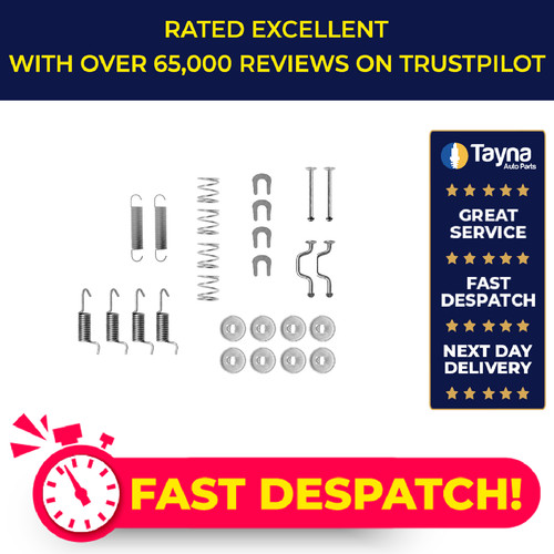 Hand brake shoe fitting kit - hand,