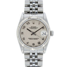 Rolex Oyster Perpetual Datejust Ladies 18ct White Gold & Steel Watch 68274