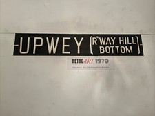 Upwey Railway Hill Bottom - Swanage / Weymouth 1972 Depot Bus Blind 30”- Gift