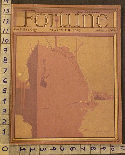 1933 vintage cover litho - 1933,