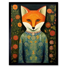 Fox Flaunting Fancy Floral