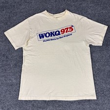 Vintage WOKQ  T Shirt Size