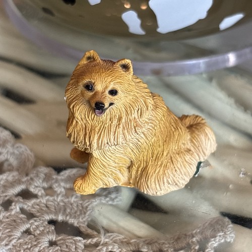Pomeranian dog figurine tan - dog,