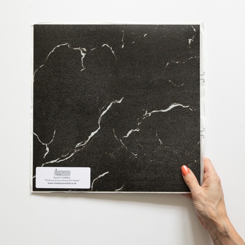 Fix black marble 48 - black, x