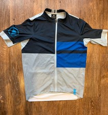 Men’s Endura Short Sleeve Cycling Jersey XL Ink Blue Full Zip