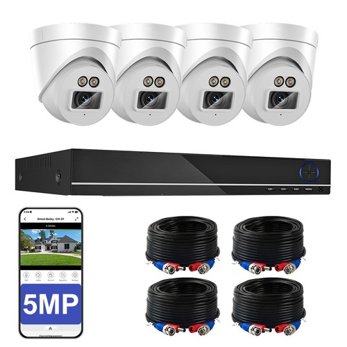 Cctv cameras full 5mp - cctv, 4ch