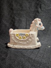 Vintage Pink Blue and Yellow