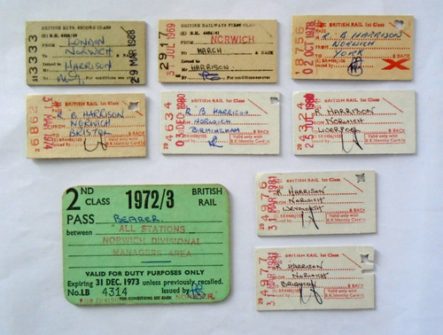 British rail privilege - 8, x