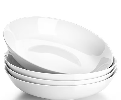 4pcs large white glass - 4pcs,