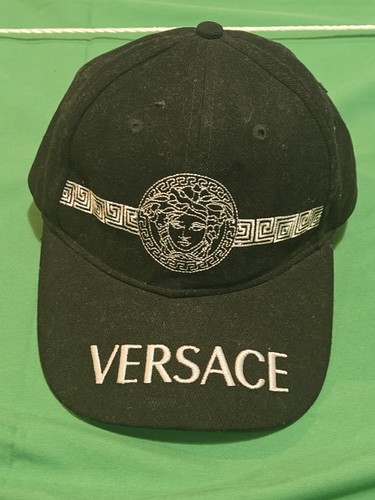 Versace medusa logo hat - hat, black