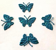 100 Teal Fabric Glittery