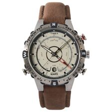 Timex Mens Natural Brown Tide Temp Compass Watch RRP £165. New and Boxed.