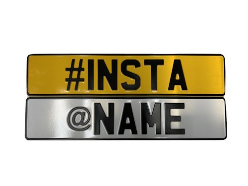 Metal pressed number name - pressed,