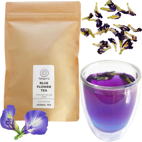 Premium blue pea - blue, flower