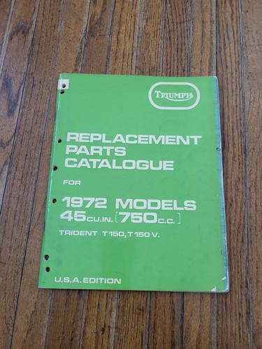 1972 triumph factory original - factory,