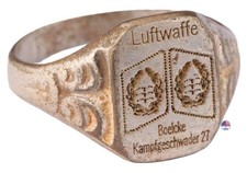 Luftwaffe WW2 German ring WWII Germany Army Wehrmacht Air force Signet Jewelry