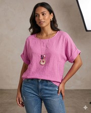 Italian Cotton Lagenlook Tunic