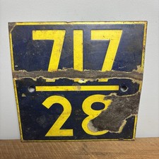 Vintage Enamel Railway Sign -