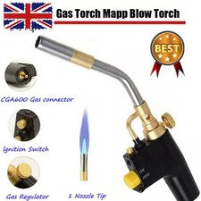 Gas Torch Mapp Gas Blow Torch Map Propane Gas Solderding Brazing Plumber Tool UK