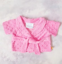 Build A Bear, Hot Pink, Plush Dressing Gown Robe. B 329