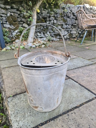 Old vintage galvanized mop - vintage,